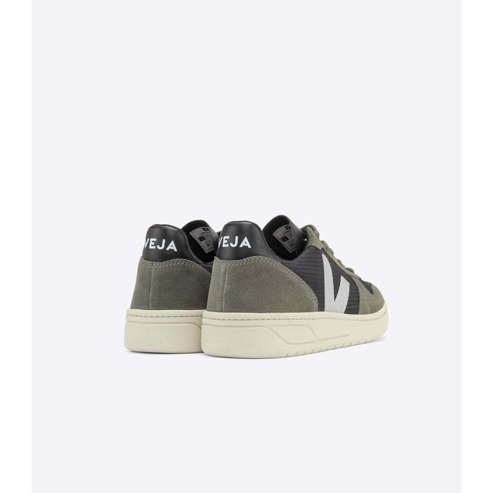 Veja V-10 RIPSTOP Sneakers Heren Black/Grey | NL 325MQZ